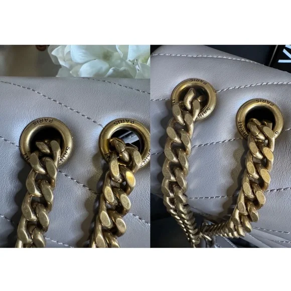 ❌SOLD❌⭐️NEW, SOLD OUT⭐️SAINT LAURENT LOULOU LARGE IN QUILTED LEATHER - Picture 14 of 17